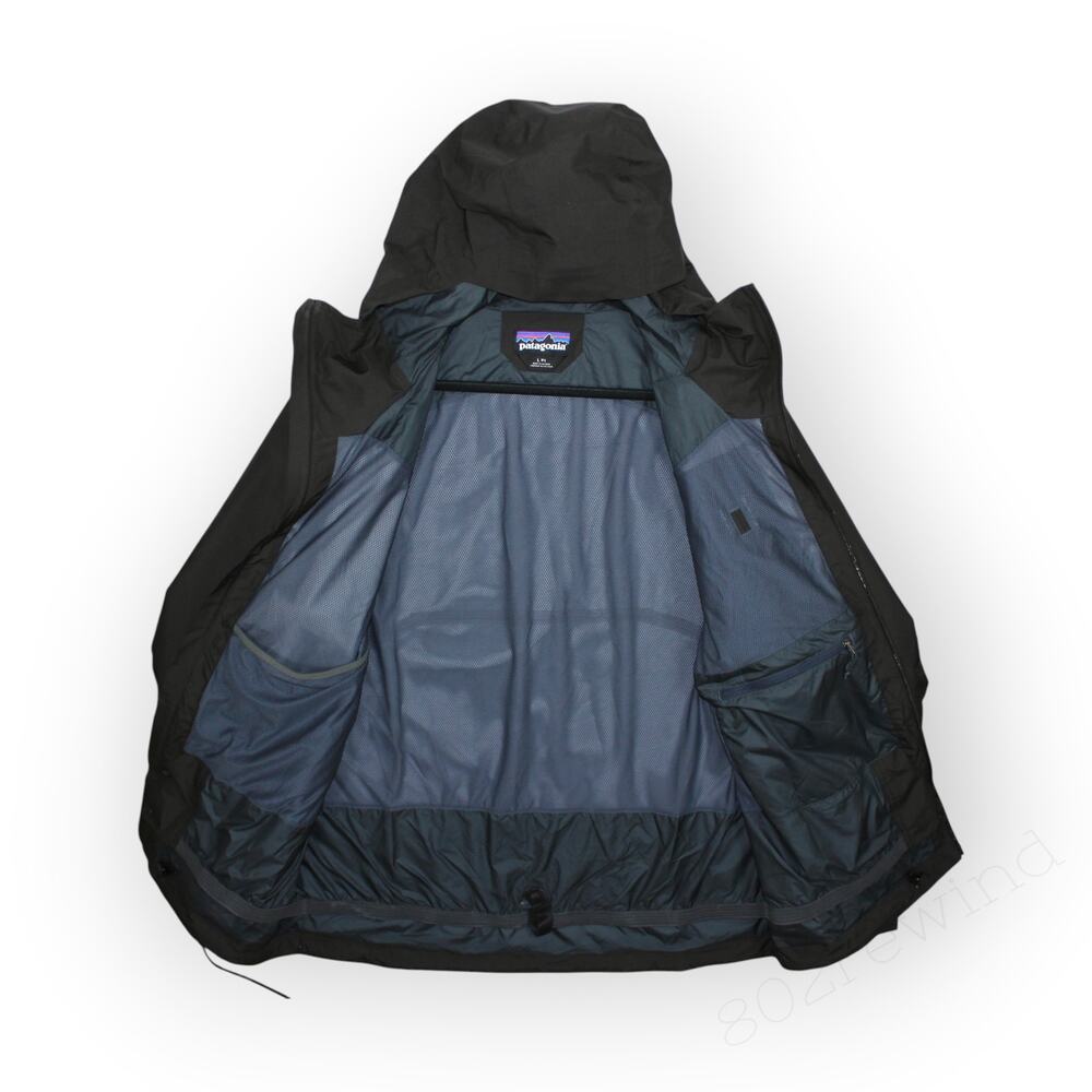 Large Patagonia Powder Town Jacket Black 31625 Ski Snowboard Shell Outdoor - Picture 6 of 15